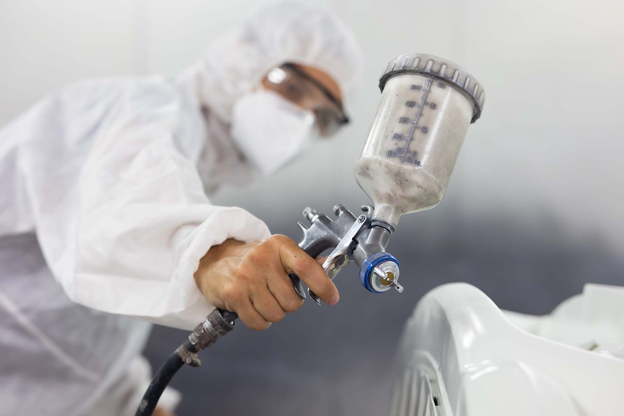 About Collision Care - Painter in booth