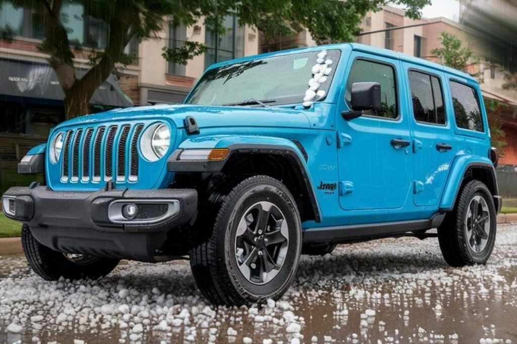 Hail-Damage-Repair-jeep at Collision-Care