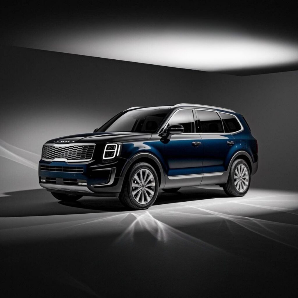 Kia Certified Collision Repair suv parked with plain backgroundjpg Kia Certified Collision Repair suv parked with plain background